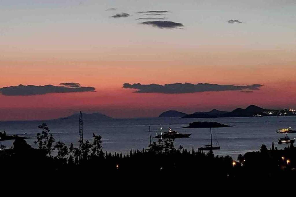 Lovely Split Level Apartment With Sea View, Pool, Free Parking And Wifi Cavtat Exterior photo